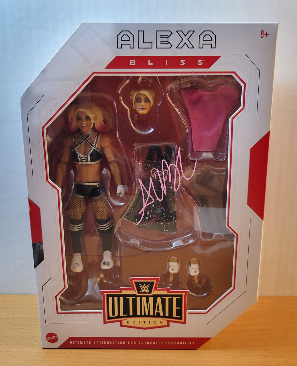 Alexa Bliss WWE Superstar Autographed Mattel Ultimate Edition