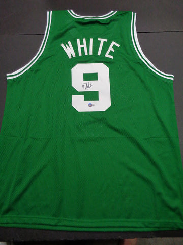 Derrick White Boston Celtics Autographed Custom Basketball Jersey Beckett Hologram