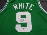 Derrick White Boston Celtics Autographed Custom Basketball Jersey Beckett Hologram