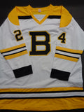 Terry O'Reilly Boston Bruins Autographed Custom White Style Jersey w/JSA W coa