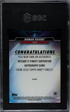 Roman Reigns Autographed 2020 Topps Finest WWE SGC Graded Auto10/Card9.5  FREE SHIPPING (SEE DESCR)