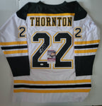 Shawn Thornton Boston Bruins Autographed Custom Hockey Jersey with JSA witnessed coa