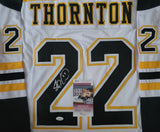 Shawn Thornton Boston Bruins Autographed Custom Hockey Jersey with JSA witnessed coa