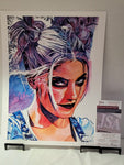 Alexa Bliss Autographed Rob Shamberger 11x14 Print JSA Witnessed coa - CHOICE OF 2 TO CHOOSE FROM