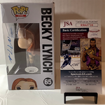 Becky Lynch WWE Superstar Autographed Funko Pop with JSA coa