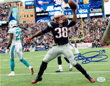 Brandon Bolden New England Patriots Autographed 8x10 Photo w FTA coa - 3 Photos to choose from