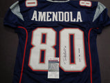 Danny Amendola New England Patriots Autographed & Inscribed Custom Professional Cut Jersey JSA Witnessed coa - CHOICE OF 3 COLORS