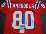 Danny Amendola New England Patriots Autographed & Inscribed Custom Professional Cut Jersey JSA Witnessed coa - CHOICE OF 3 COLORS