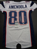 Danny Amendola New England Patriots Autographed & Inscribed Custom Professional Cut Jersey JSA Witnessed coa - CHOICE OF 3 COLORS