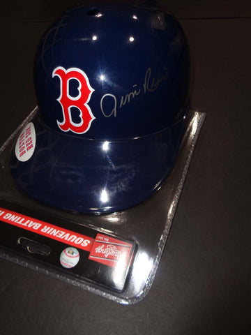 Jim Rice Boston Red Sox Autographed Rawlings Baseball Helmet w JSA Witnessed coa