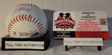 John Schreiber Boston Red Sox Autographed Rawlings Baseball with Full Time Authentics QR Code Hologram