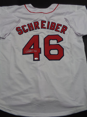 John Schreiber Boston Red Sox Autographed Custom Baseball Jersey w JSA Witnessed coa - 2 JERSEYS TO CHOOSE FROM