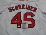 John Schreiber Boston Red Sox Autographed Custom Baseball Jersey w JSA Witnessed coa - 2 JERSEYS TO CHOOSE FROM