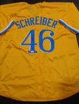 John Schreiber Boston Red Sox Autographed Custom Baseball Jersey w JSA Witnessed coa - 2 JERSEYS TO CHOOSE FROM
