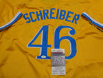 John Schreiber Boston Red Sox Autographed Custom Baseball Jersey w JSA Witnessed coa - 2 JERSEYS TO CHOOSE FROM