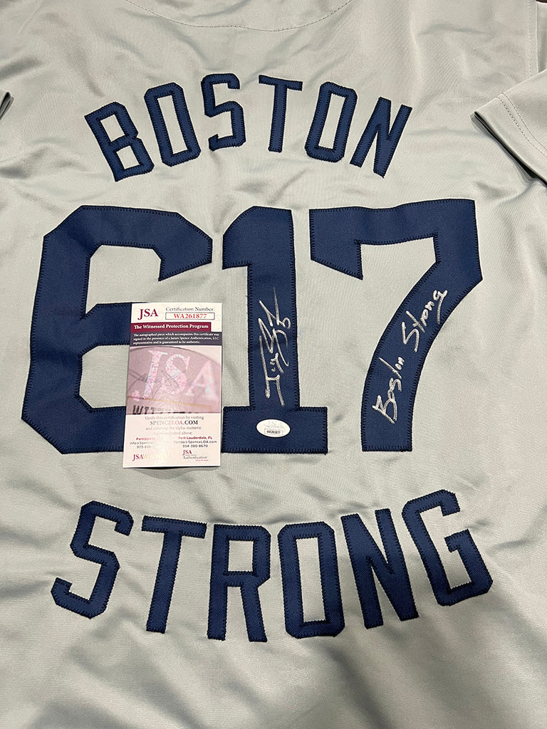 Jonny Gomes Boston Red Sox Autographed & Inscribed Custom Boston