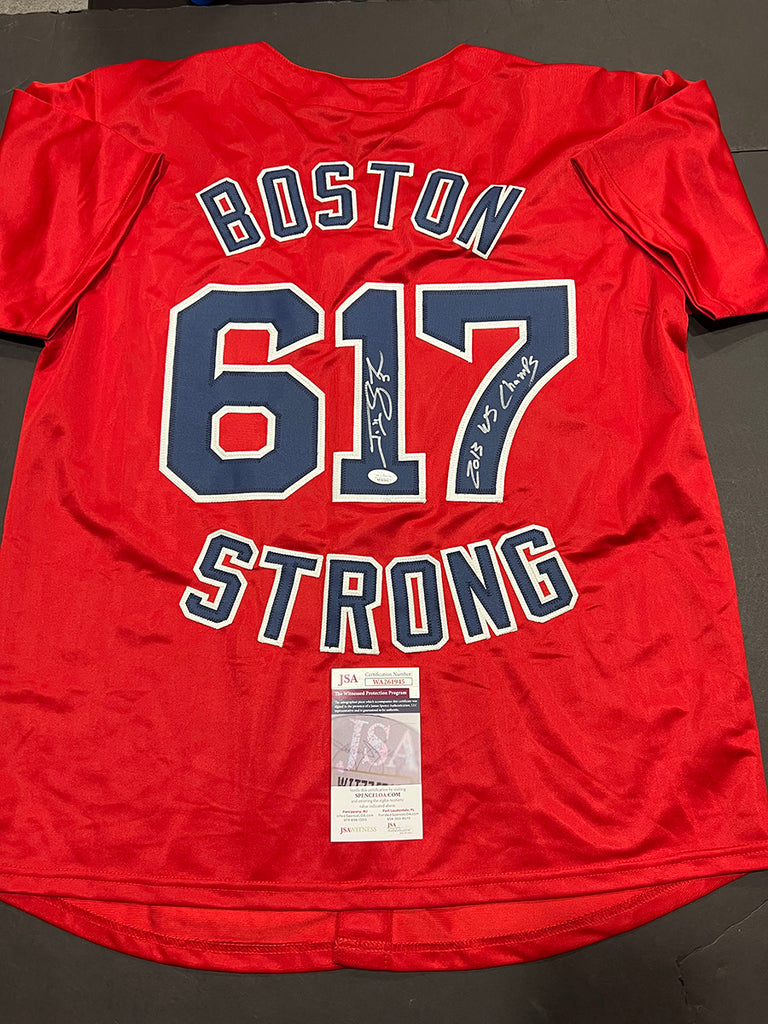 Jonny Gomes Boston Red Sox Autographed & Inscribed Custom Boston Stron –  Manchester sports card store