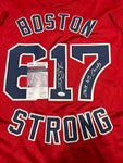 Jonny Gomes Boston Red Sox Autographed & Inscribed Custom Boston Strong Baseball Jersey JSA Witnessed coa