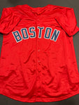 Jonny Gomes Boston Red Sox Autographed & Inscribed Custom Boston Strong Baseball Jersey JSA Witnessed coa