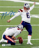 Nick Folk New England Patriots Autographed 8x10 Photo with Full Time Authentics QR Hologram coa - 2 PHOTOS TO CHOOSE FROM