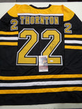 Shawn Thornton Boston Bruins Autographed Custom Hockey Jersey with JSA witnessed coa