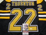 Shawn Thornton Boston Bruins Autographed Custom Hockey Jersey with JSA witnessed coa