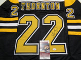 Shawn Thornton Boston Bruins Autographed Custom Hockey Jersey with JSA witnessed coa