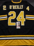 Terry O'Reilly Boston Bruins Autographed Custom Black Style Jersey w/JSA W coa