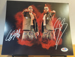 Cesaro & Sheamus The Bar WWE Duel Autographed 8x10 Photo w PSA coa