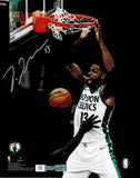 Tristan Thompson Boston Celtics Autographed 8x10 Photo with Full Time Authentics QR COA