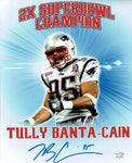 Tully Banta-Cain New England Patriots Autographed 8x10 Photo with Full Time Authentics coa - 2 PHOTOS TO CHOOSE FROM