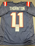 Tyquan Thornton New England Patriots Autographed Custom Jersey JSA Witnessed coa - CHOICE OF 3 COLORS