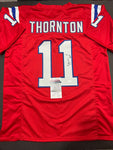 Tyquan Thornton New England Patriots Autographed Custom Jersey JSA Witnessed coa - CHOICE OF 3 COLORS