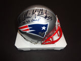 Willie McGinest New England Patriots Autographed Riddell Mini Helmet JSA W coa