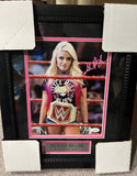 Alexa Bliss WWE Superstar Professionally Framed Autographed 8x10 Photo with JSA Witnessed coa